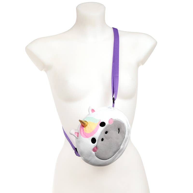 Puckator Ltd – wholesale Crossbody bag – kids – Astra the Unicorn Adoracorns Crossbody Plush Shoulder Bag2
