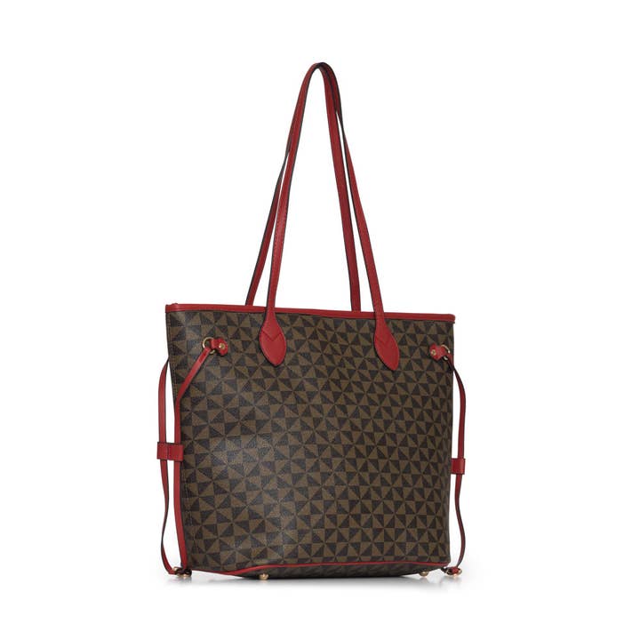 M&M HANDBAGS, LLC. - Wholesale Tote Bag - Women's - Fashion Inspired Tote 3 Pc Set LMN0012