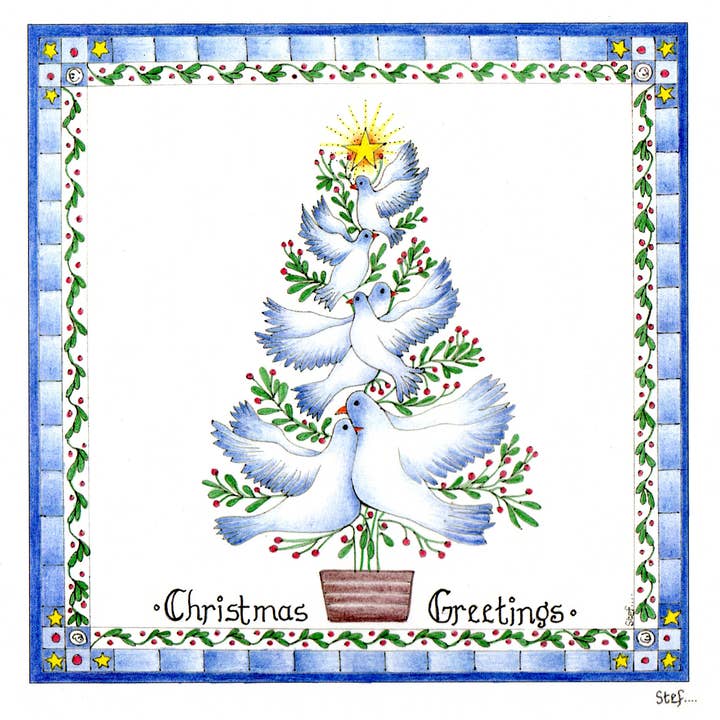 Julduveträd för wholesale av Cheshire card company