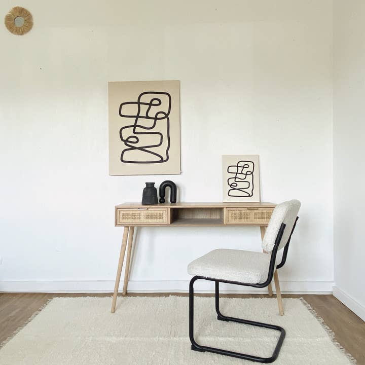 Unbleached Ecru Project Rug 140x200cm for wholesale on Faire3