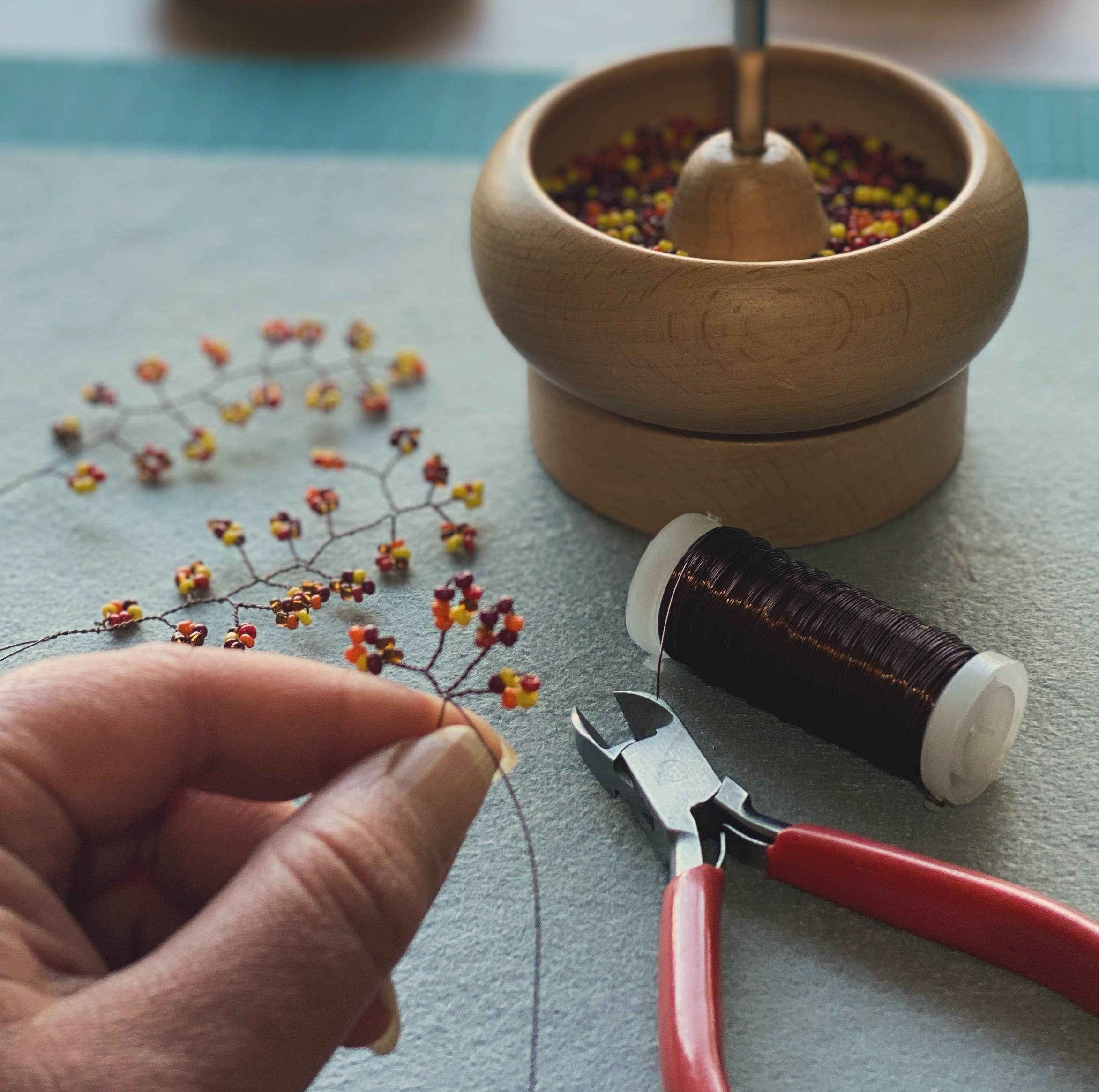 The Beaded Garden - Wholesale DIY Craft Kit - Autumn Bonsai Tree Craft Kit for Adults. Creative Gift.2