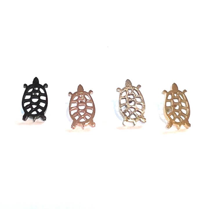 Turtle Earrings for wholesale by Royce and Oak