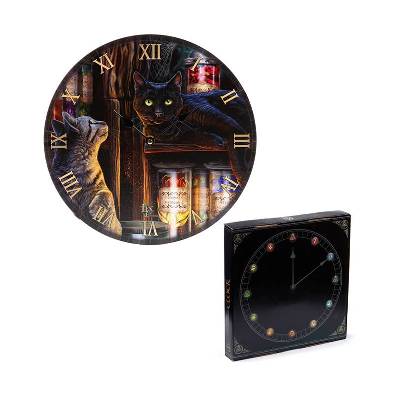 Puckator EU - Wholesale Wall Clock - Lisa Parker Magical Emporium Cats Picture Clock0