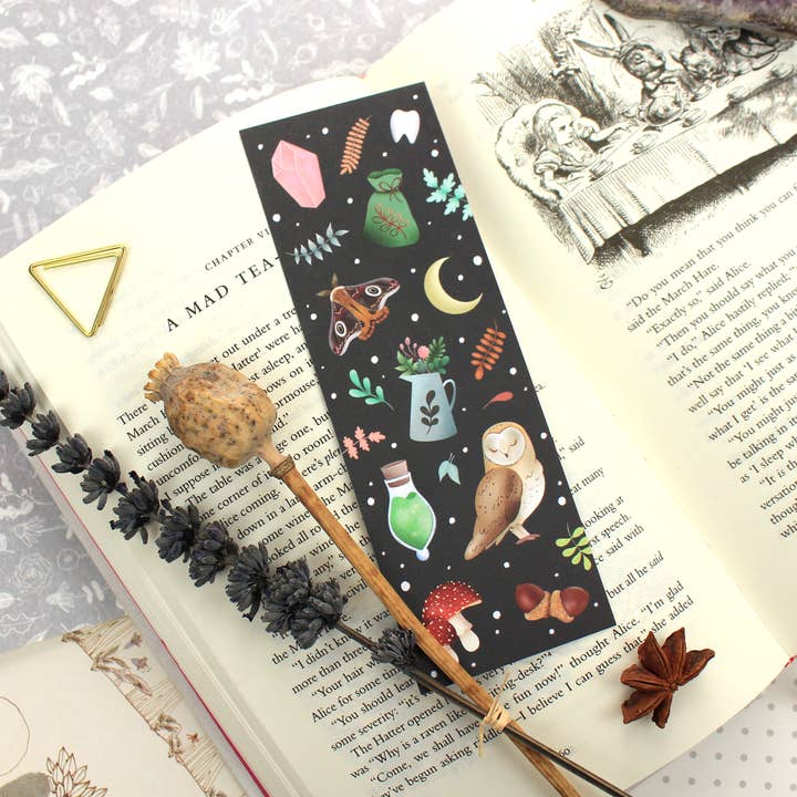 Witchy Bookmark for wholesale by Ellis Woolley Illustration