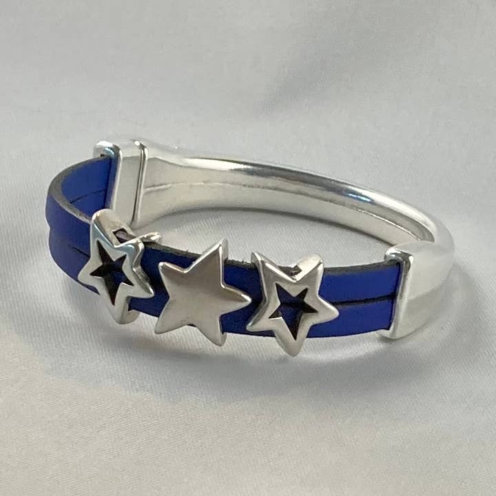 Rox-anne - Wholesale Bangle Bracelet - Half Bangle Stars Bracelet0