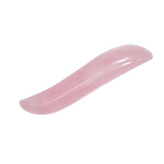 Rose Quartz Eye Massager for wholesale by Gemsthetics