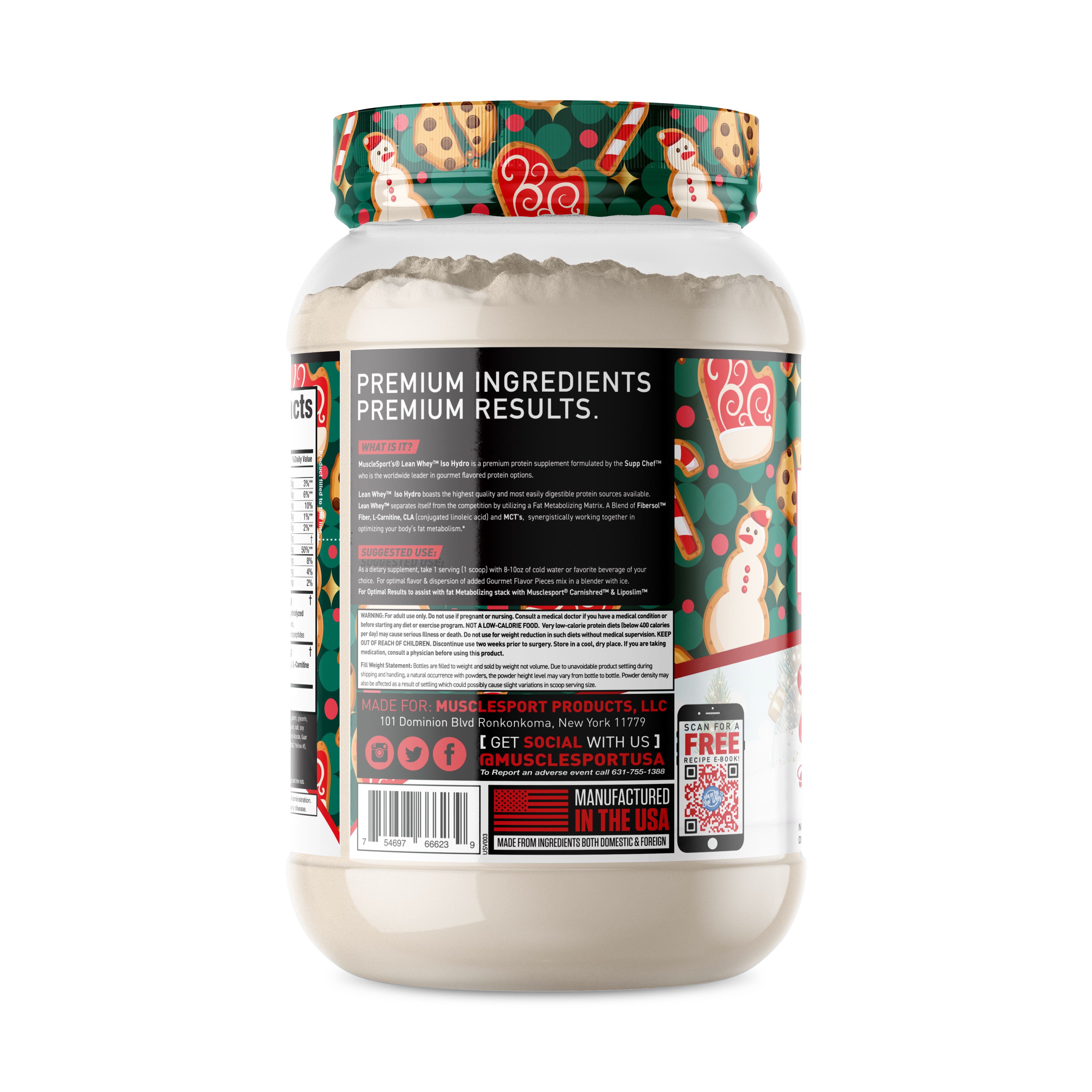 MuscleSport - Wholesale Protein/superfood powder - Lean Whey® Iso Hydro Gourmet Protein 2lb - Limited Edition62