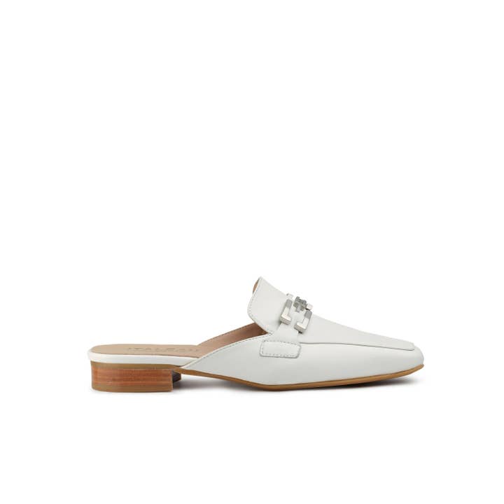 Cecile Mules Bianco for wholesale by ITALEAU