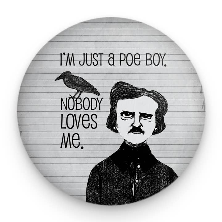 Poe Boy Magnet for wholesale by Pithitude