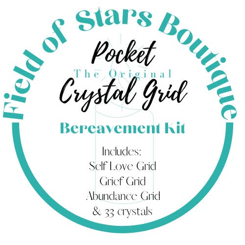 The Original Pocket Crystal Grid Kit - Bereavement for wholesale by The Original Pocket Crystal Grid Kits