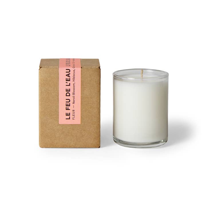 Le Feu De L'eau - Wholesale Jar/Filled Candle - Fleur - 3 oz glass votive