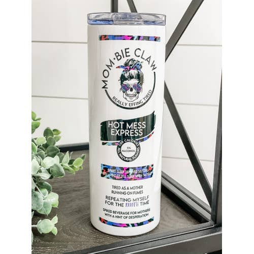 CMD Wholesale - Wholesale Insulated Mug/Tumbler - Mombie Claw 20oz Skinny Tumbler1