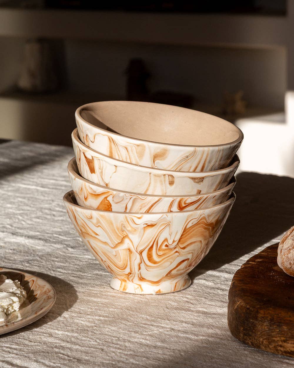 Une Vie Nomade - Wholesale Bowl - Marbled Terra Ramen Bowl - Set of 41