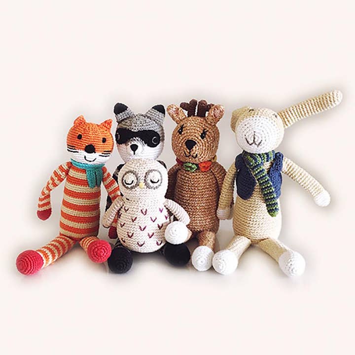 PebbleChild USA - Wholesale Handheld Rattle - Baby - Organic Owl Rattle2