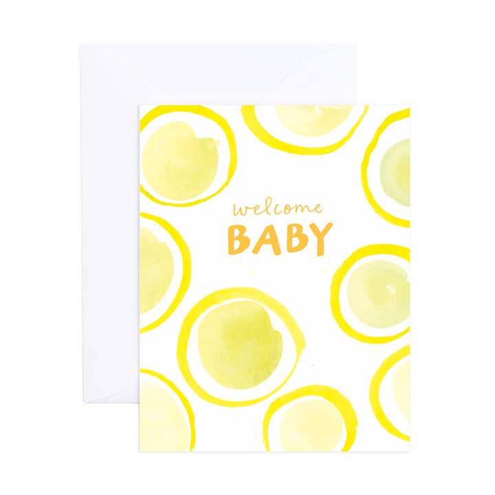 Karley Baby-Grußkarte für den Großhandel von Evergreen Summer