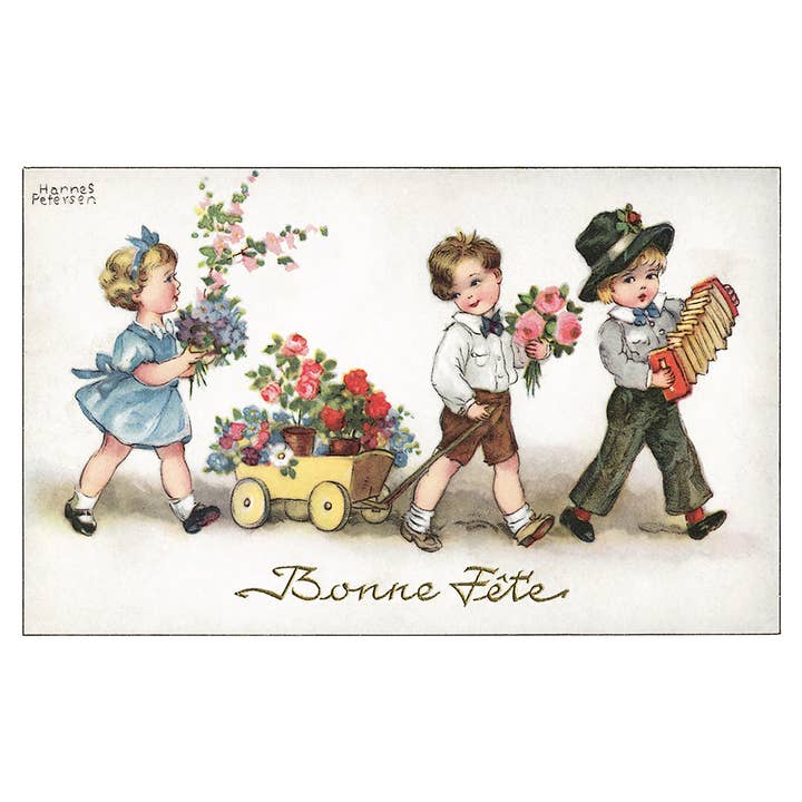 Troupe in celebration postcard for wholesale by LUDOM EDITION