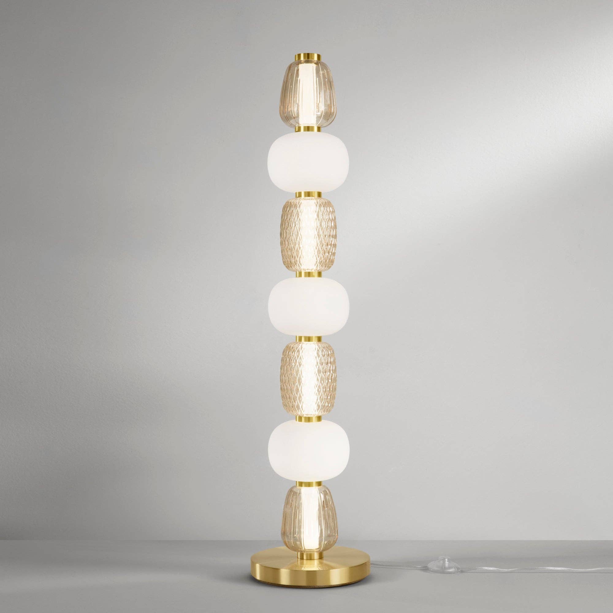 Gruppo F.T - Wholesale Floor Lamp - Transparent 7-glazed TOTEM floor lamp with integrated opal LED diffuser2