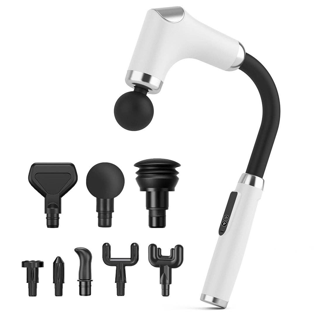 Mtistanbul LTD – wholesale Body massager – Cordless Massage Gun – 8 Heads, 6 Speed Levels, Long Handle Ergonomic Design, Ultra Quiet Operation1