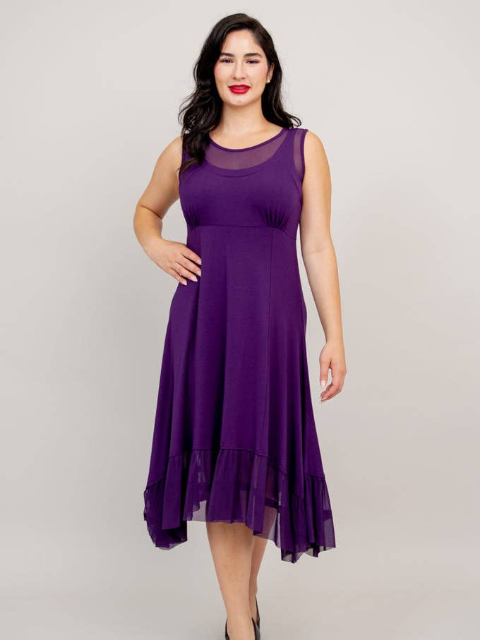 Donau Kjole, Royale, Bambus for engroshandel hos Blue Sky Clothing Co LLC