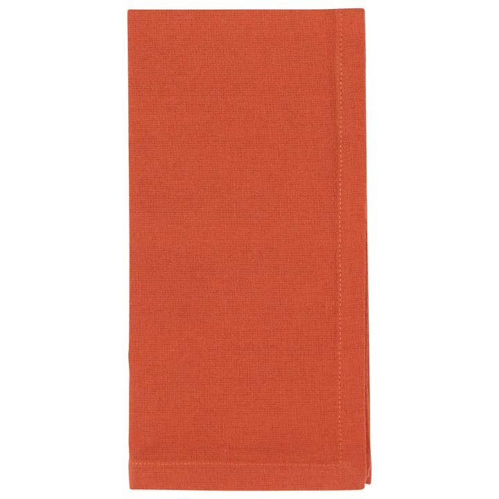 Now Designs by Danica - Wholesale Dinner & Cloth Napkin - Spectrum Cotton Napkins Rust Set of 4