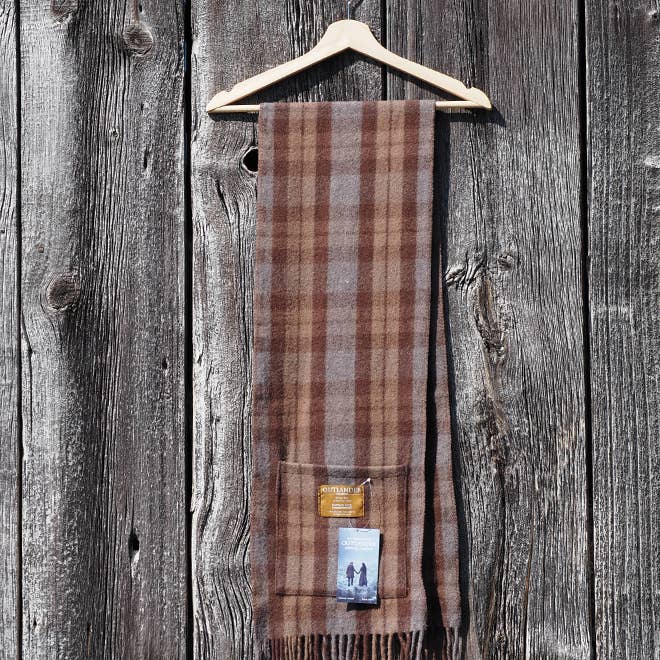 Patrick King Woollen Company - Wholesale Scarf - Women's - Outlander Merino Wool Pocket Scarf4