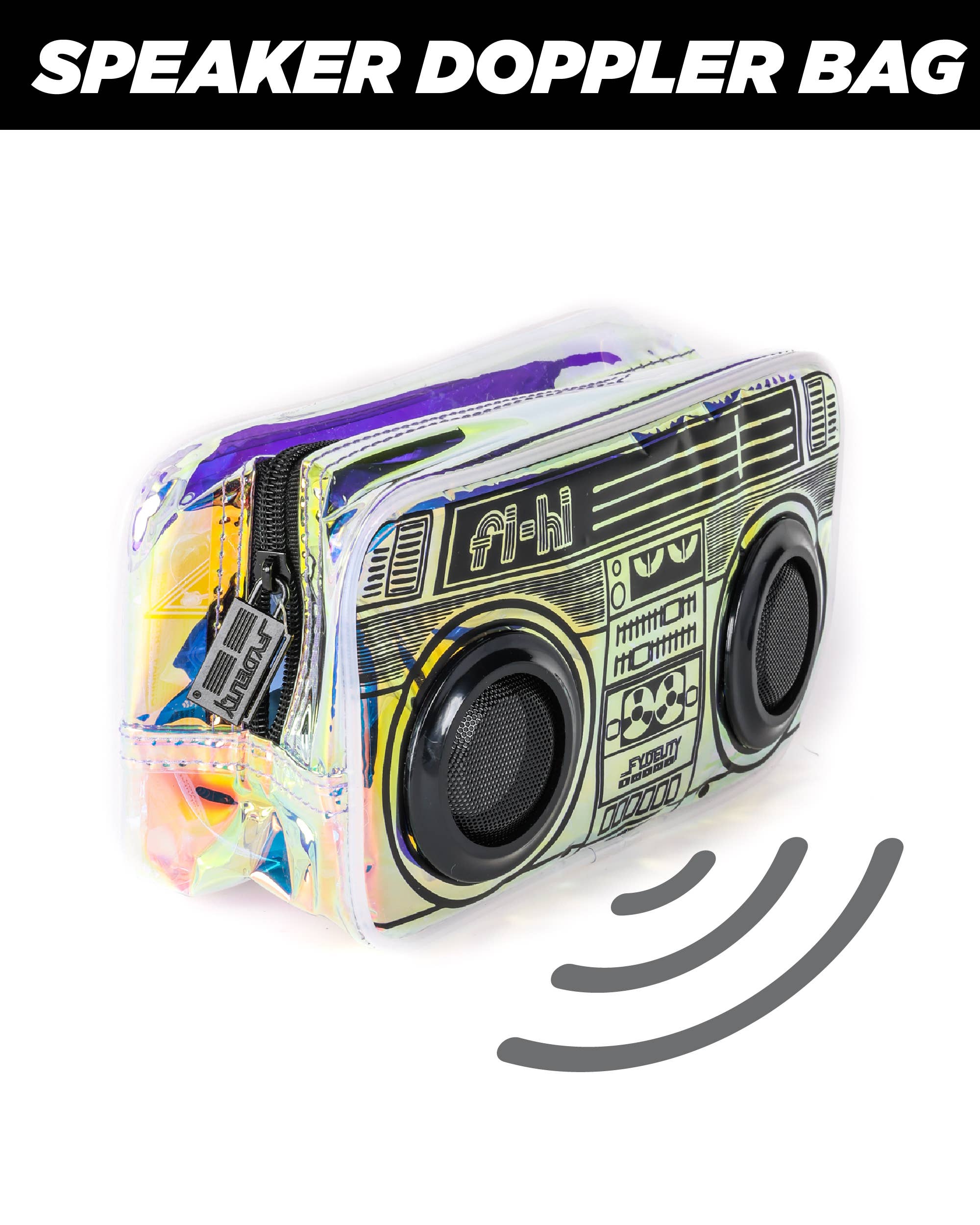 Fydelity - Wholesale Speakers - Bluetooth Speaker Bag | Portable Crossbody Festival | Holo1