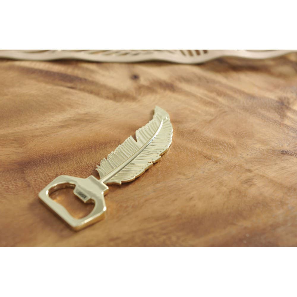 AULICA - Wholesale Bar Tool - Golden feather bottle opener1