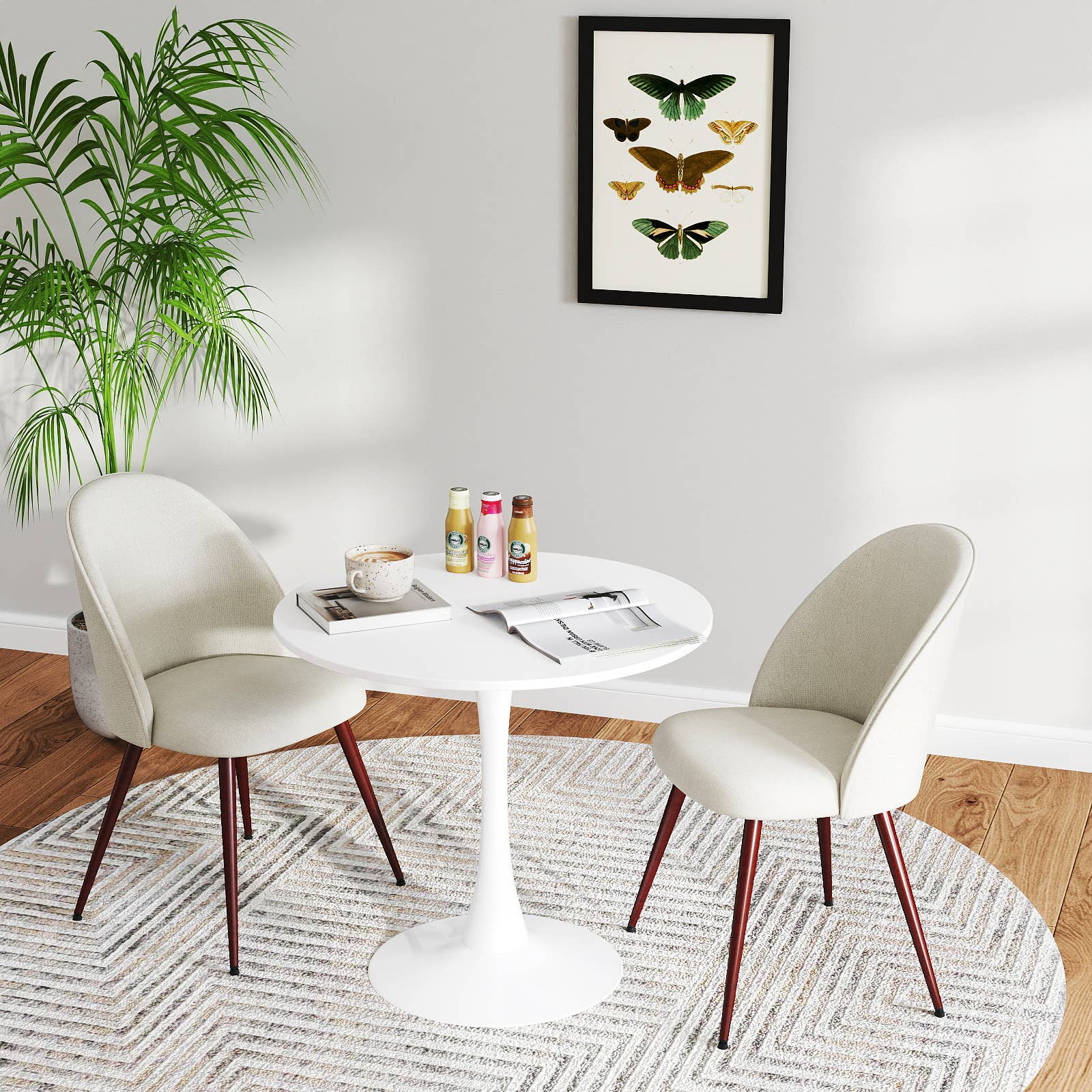 39F Inc. - Wholesale Patio Set - 3-Piece Dining Set With Round Table and 2 Optional Chairs7