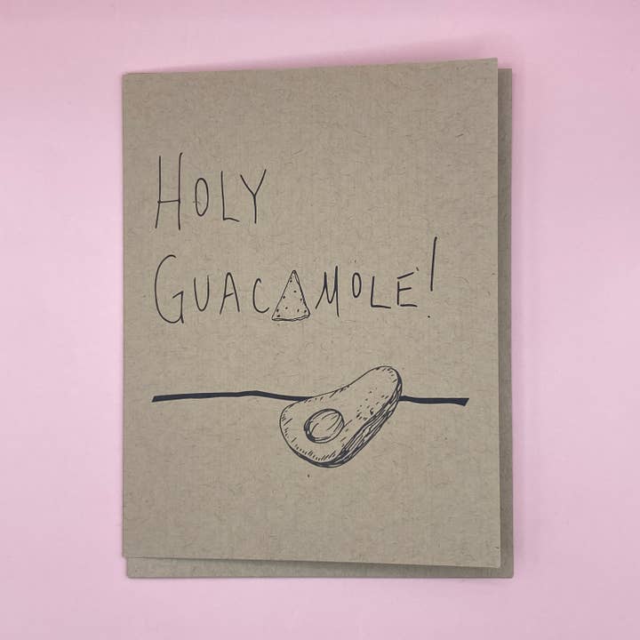 Holy Guacamole | Blanco wenskaart voor wholesale door IT IS: All Goods