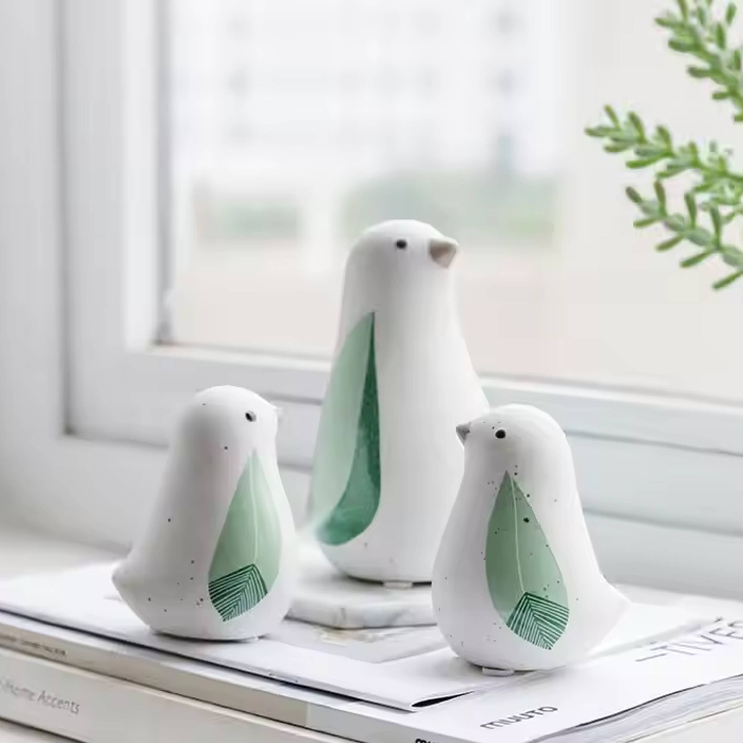 La Bella Monte - Wholesale Decorative Figurine - Ceramic Bird Figurine Sculptures For Holiday Décor0