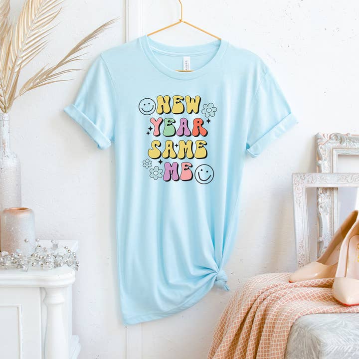 Retro-Neujahr Same Me Unisex-T-Shirt für den Großhandel von Into The Desert