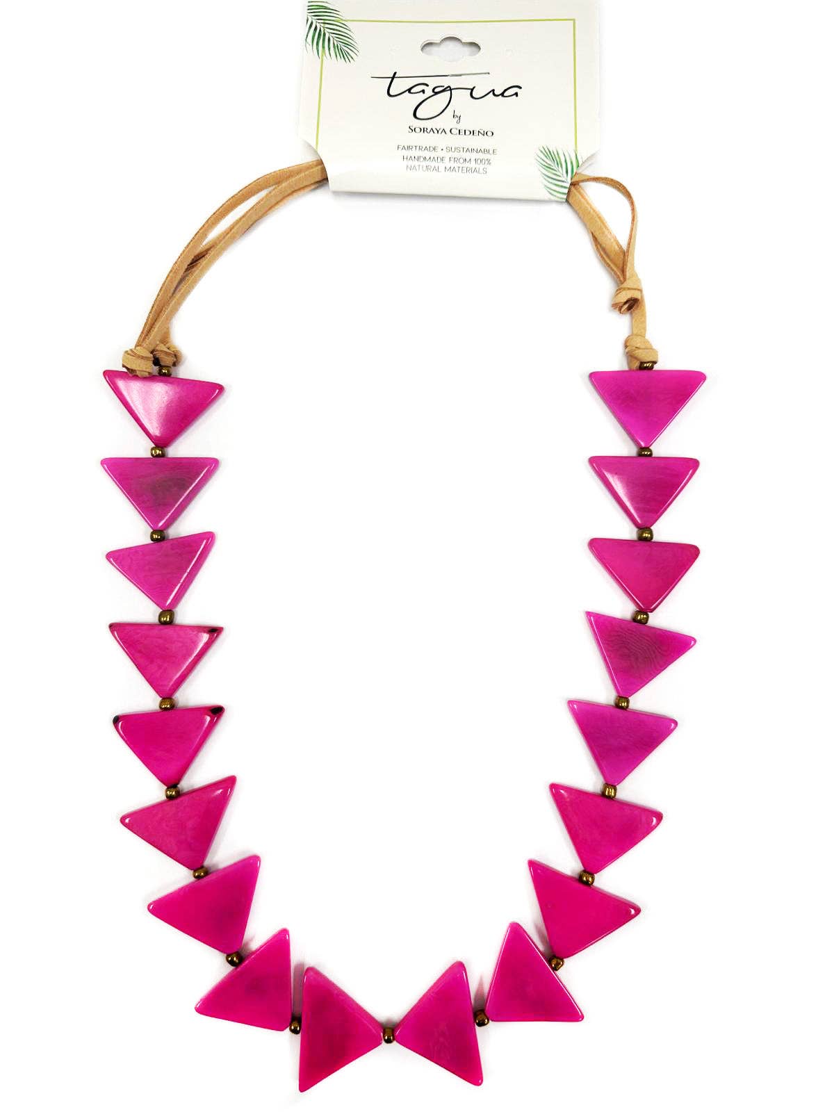 Organic Tagua Jewelry - Vente Colliers plastrons - Collier Trudy