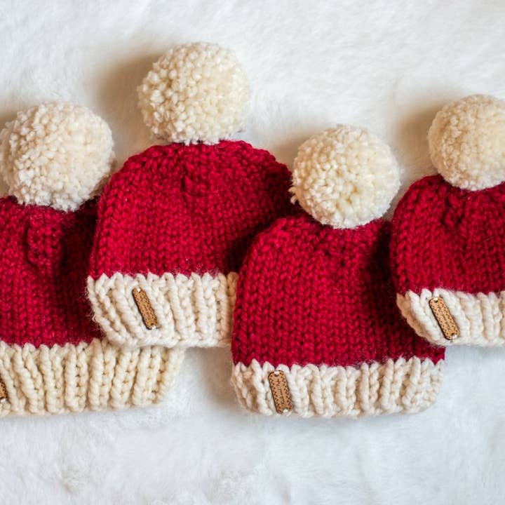 Knits and Pups - Vente Bonnet – femme - Bonnet, tuque de père Noël
