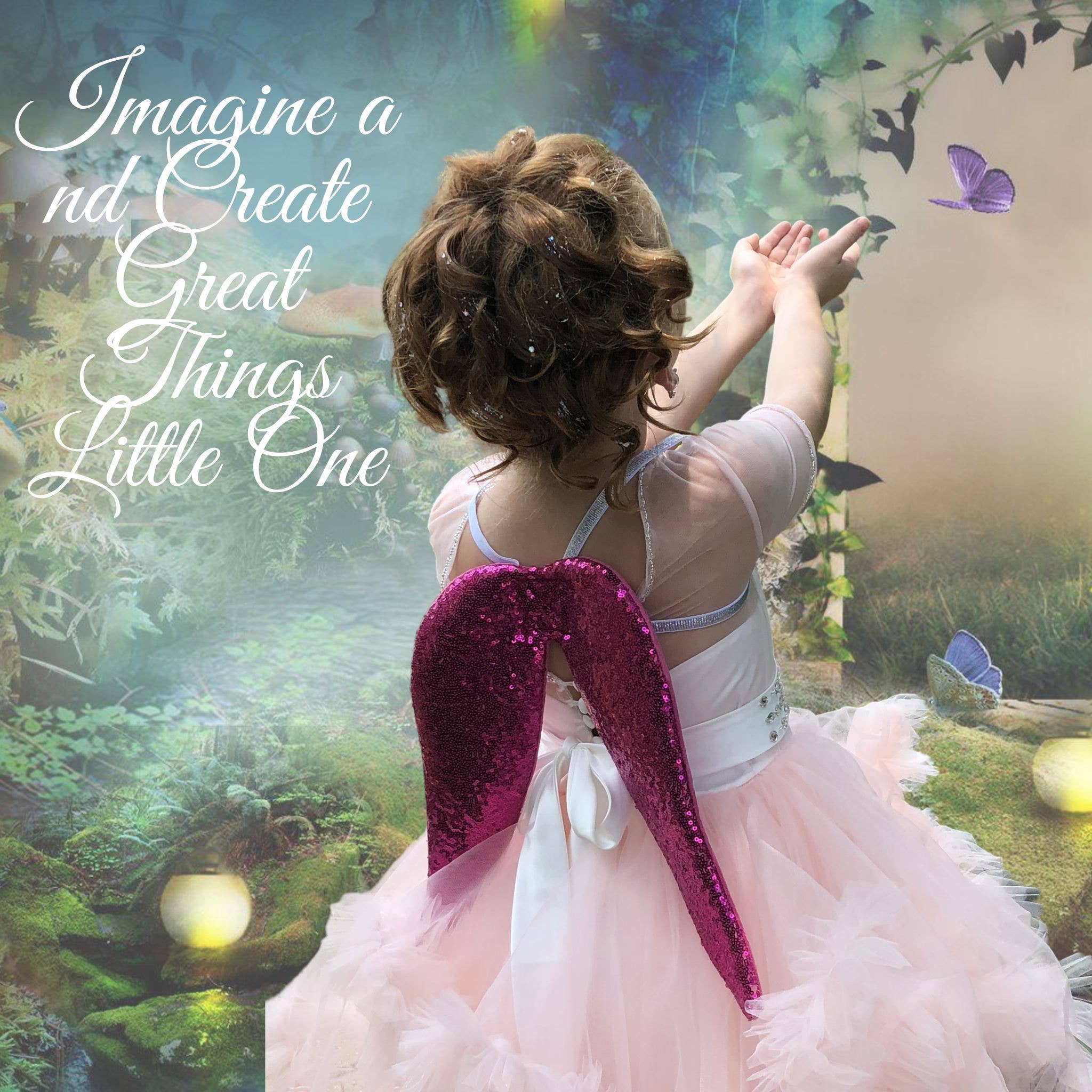 Chicky Chicky Bling Bling - Wholesale Costume - Kids - Girls sequin Dress up and costume wings5