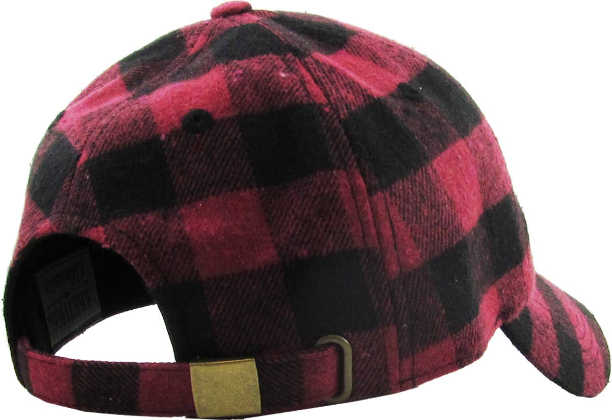 KBETHOS - Vente Casquette de baseball – unisexe - Casquette de baseball à carreaux KBETHOS55