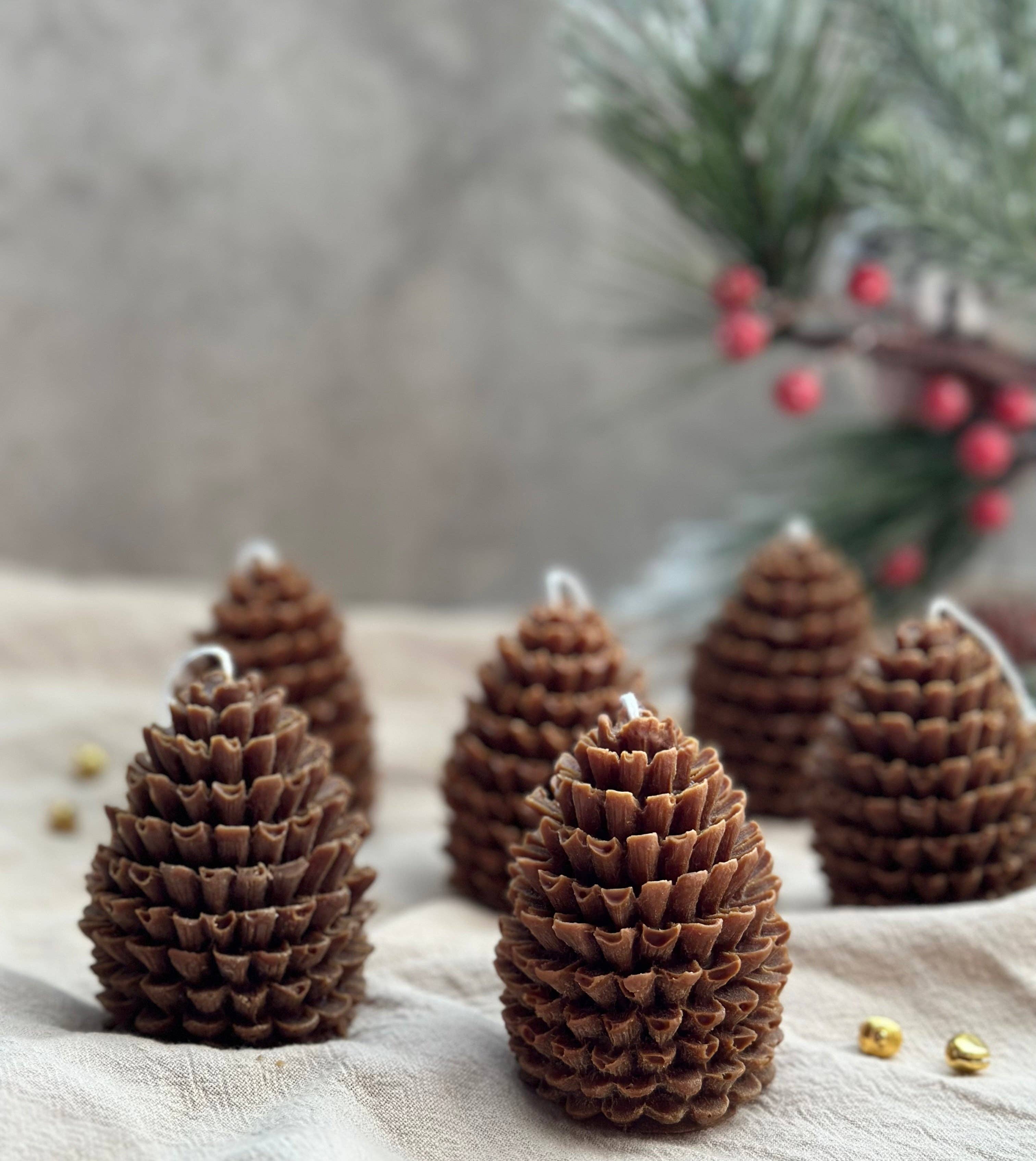 LA AROMA CANDLE CO. - Wholesale Novelty Candle - Pine Cone Candle0