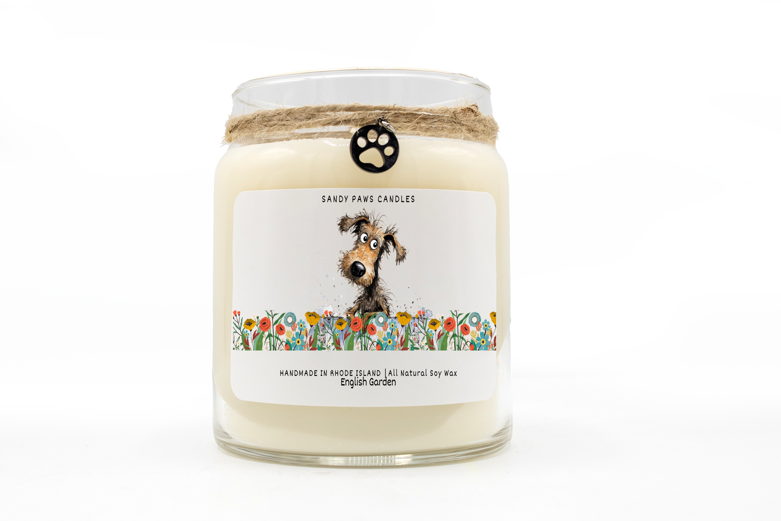 Sandy Paws Candles - Wholesale Jar/Filled Candle - Quirky Dogs - Soy Wax Candles23