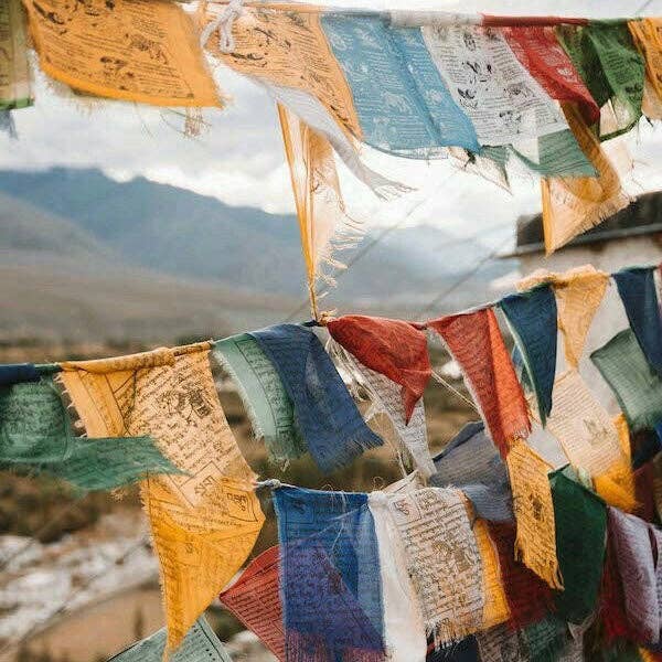 Atisha Spiritual Shop - Wholesale Flag - TIBETAN PRAYER FLAG ~ Tibetan mini flags9