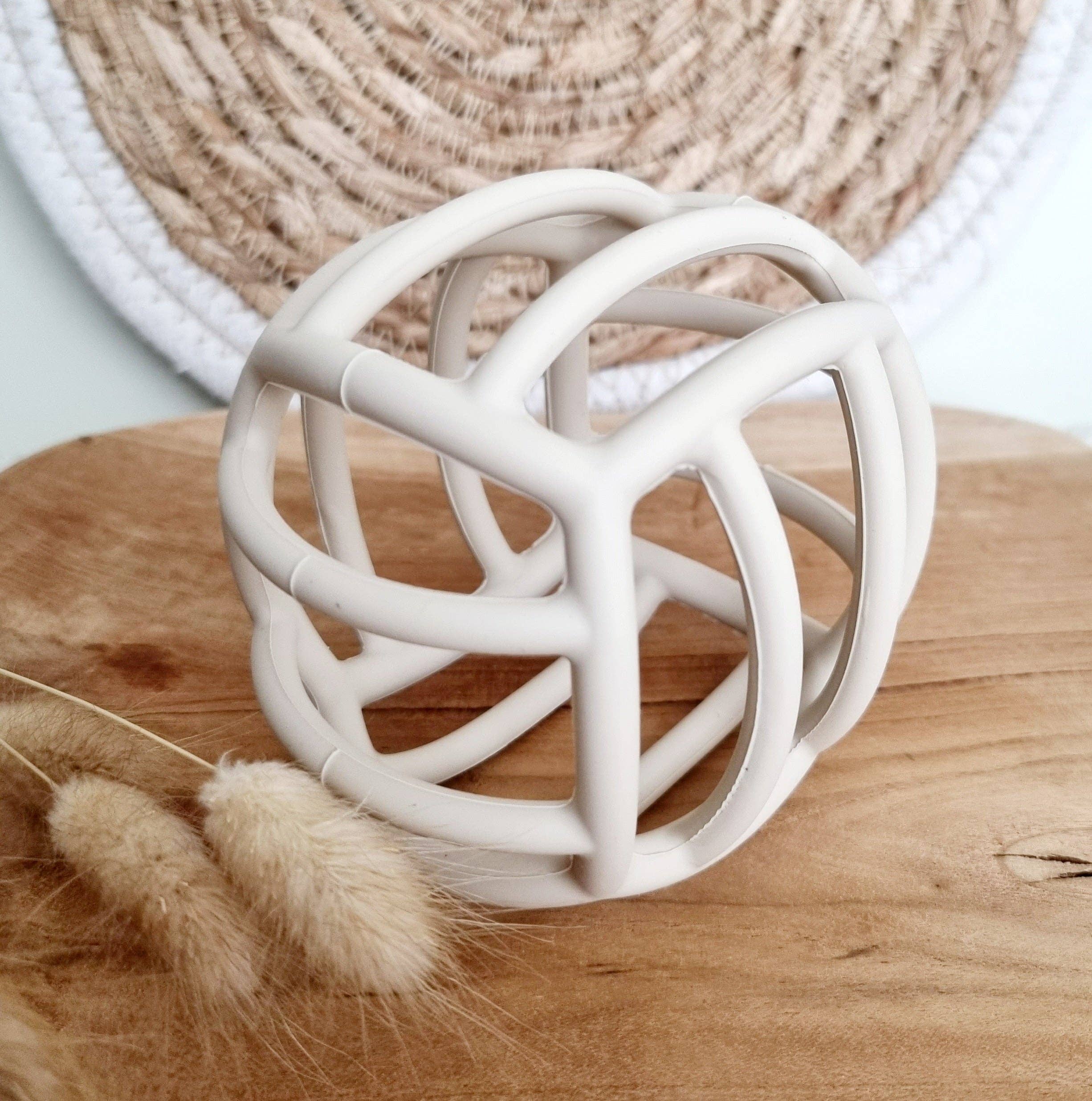 Rammelaartje - Wholesale Teether (Not Clip-On) - Baby - Silicone flexible motor ball - Beige