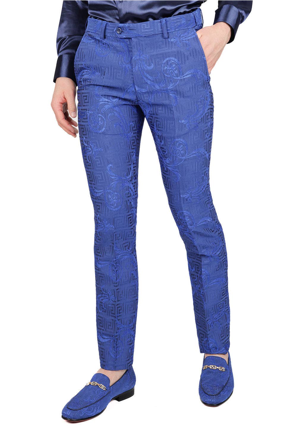 BARABAS - Wholesale Blazer - Heren - Barokke luxe galablazer met Grieks patroon voor heren CP31006