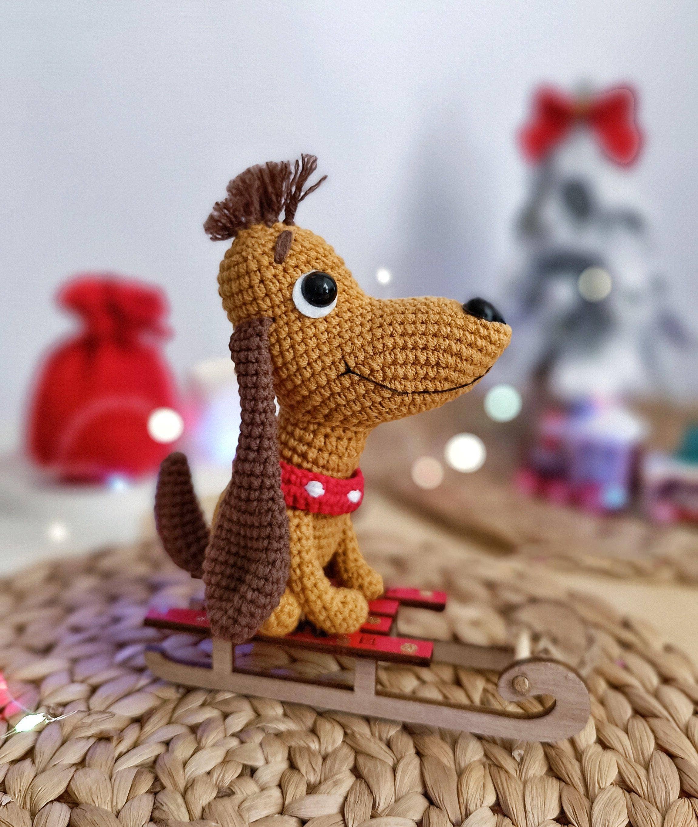 TOMOPOD LLC - Vente Décoration de Noël - Joli cerf de Noël au crochet, cerf de Noël Amigurumi3