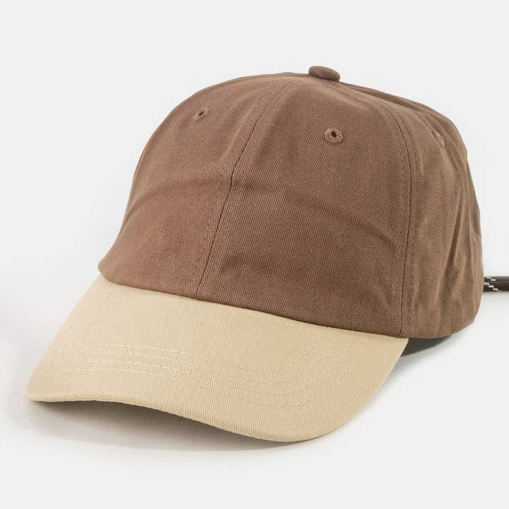 Collections by Fame Accessories - Wholesale Baseball cap – Women's - Two Tone Solid Baseball Cap7