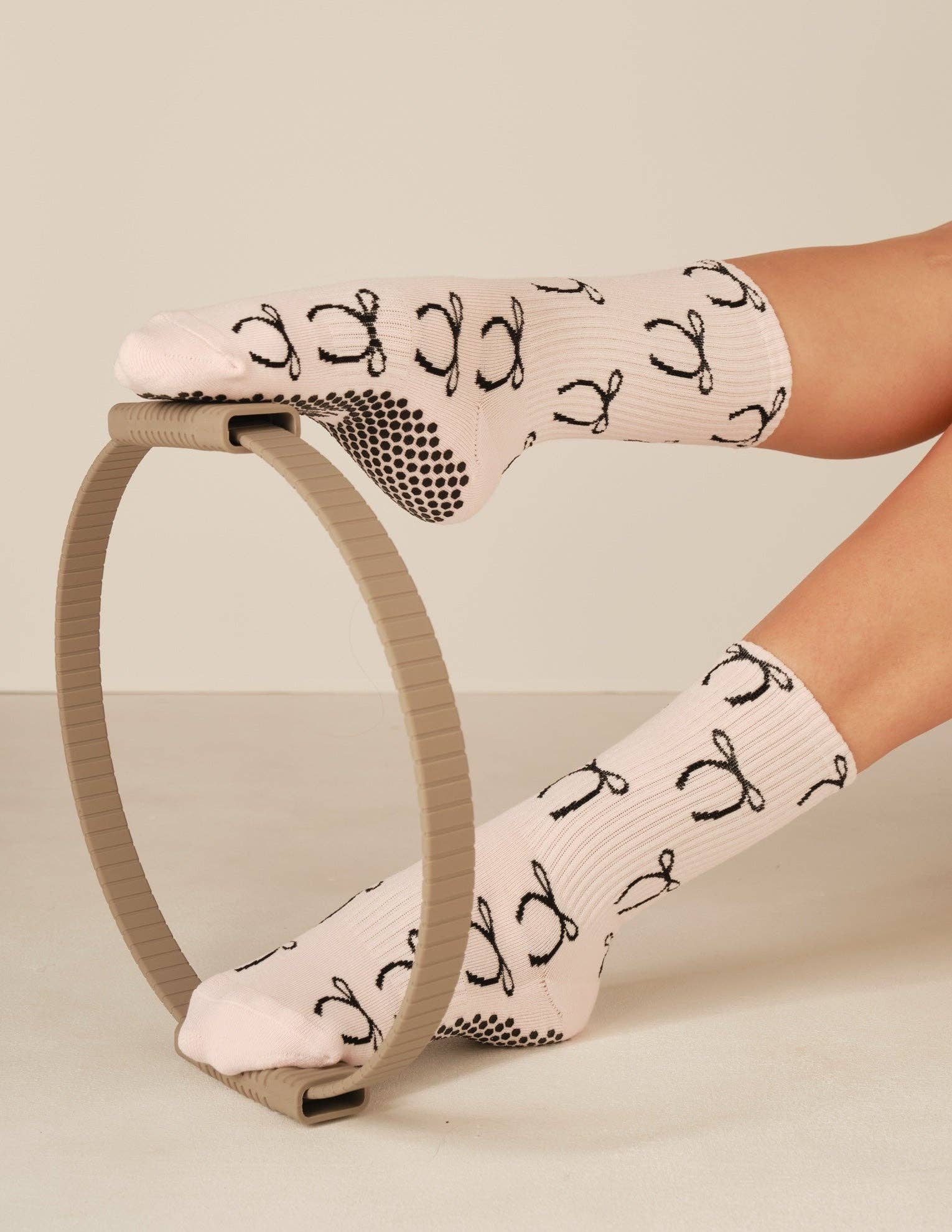LUCKY HONEY - Vente Chaussettes – femme - La chaussette antidérapante à imprimé tube haut19