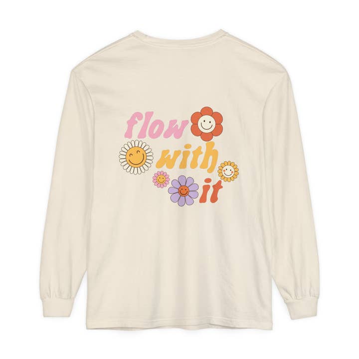 Flow With It Long Sleeve Shirt for wholesale by Olivewing Designs