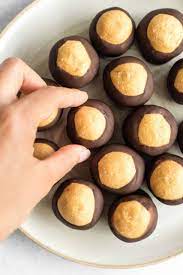 Bear Creek Candy Kitchen – wholesale Chocolate-covered sweets – Over sized Chocolate Buckeyes Milk Chocolate Box of 122