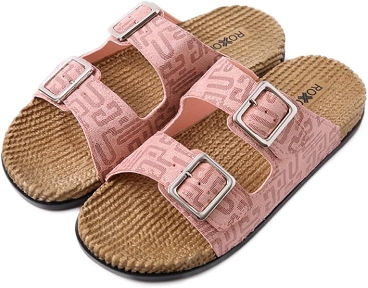 Roxoni - Wholesale Sandals - Women's - Roxoni Women's Fashion Double Buckle Indoor/Outdoor Sandal3