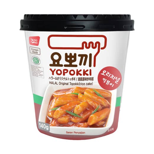 INTERNATIONAL TASTE FOOD SARL - Wholesale Plank Stabiel Bereid Maaltijd - YOPOKKI HALAL ORIGINELE TOPOKKI 120GX300