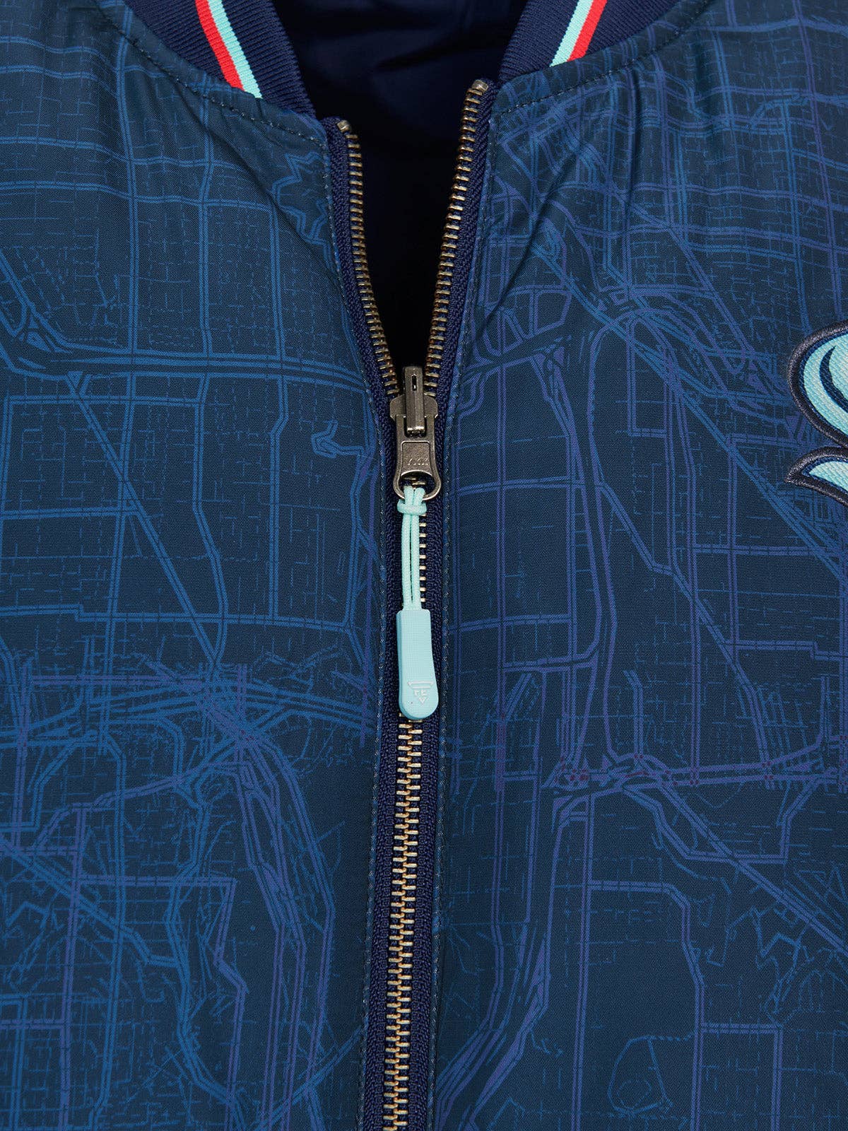 FE - Vente Bombers – homme - Bomber réversible Seattle Kraken6