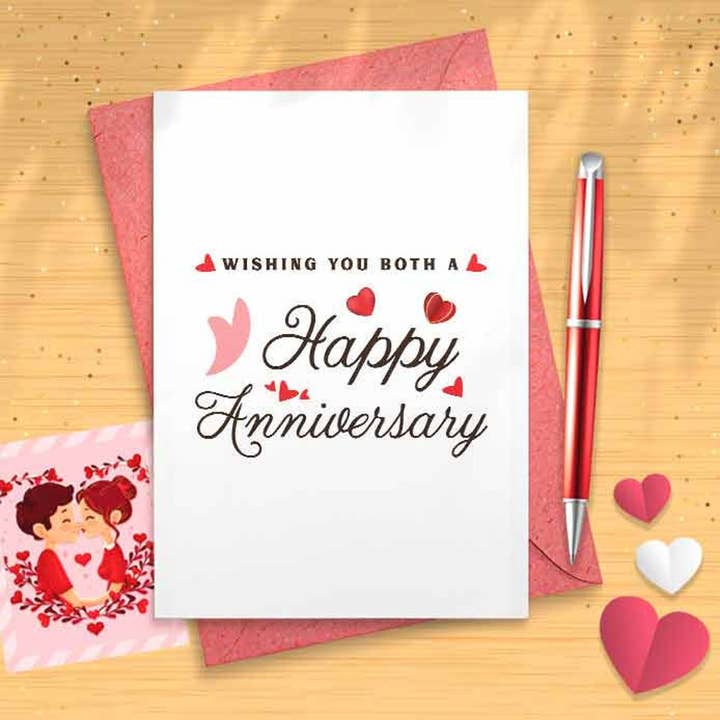 Jubilæumskort - Ønsker dig et glædeligt jubilæum, glædeligt for engroshandel hos VenusArtsShop