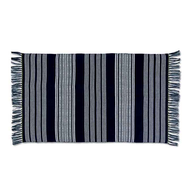 Usawa Handloomed viskestykke Sort for engroshandel hos ANASAxHome